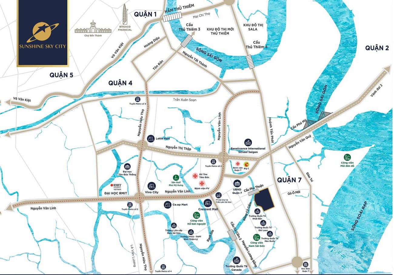 Sunshine Sky City location map