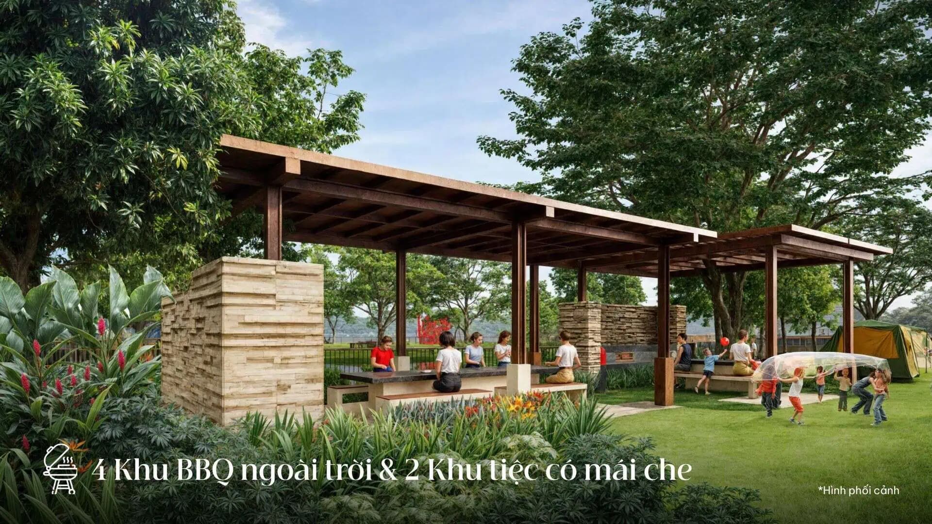 Sàn BBQ ngoài trời