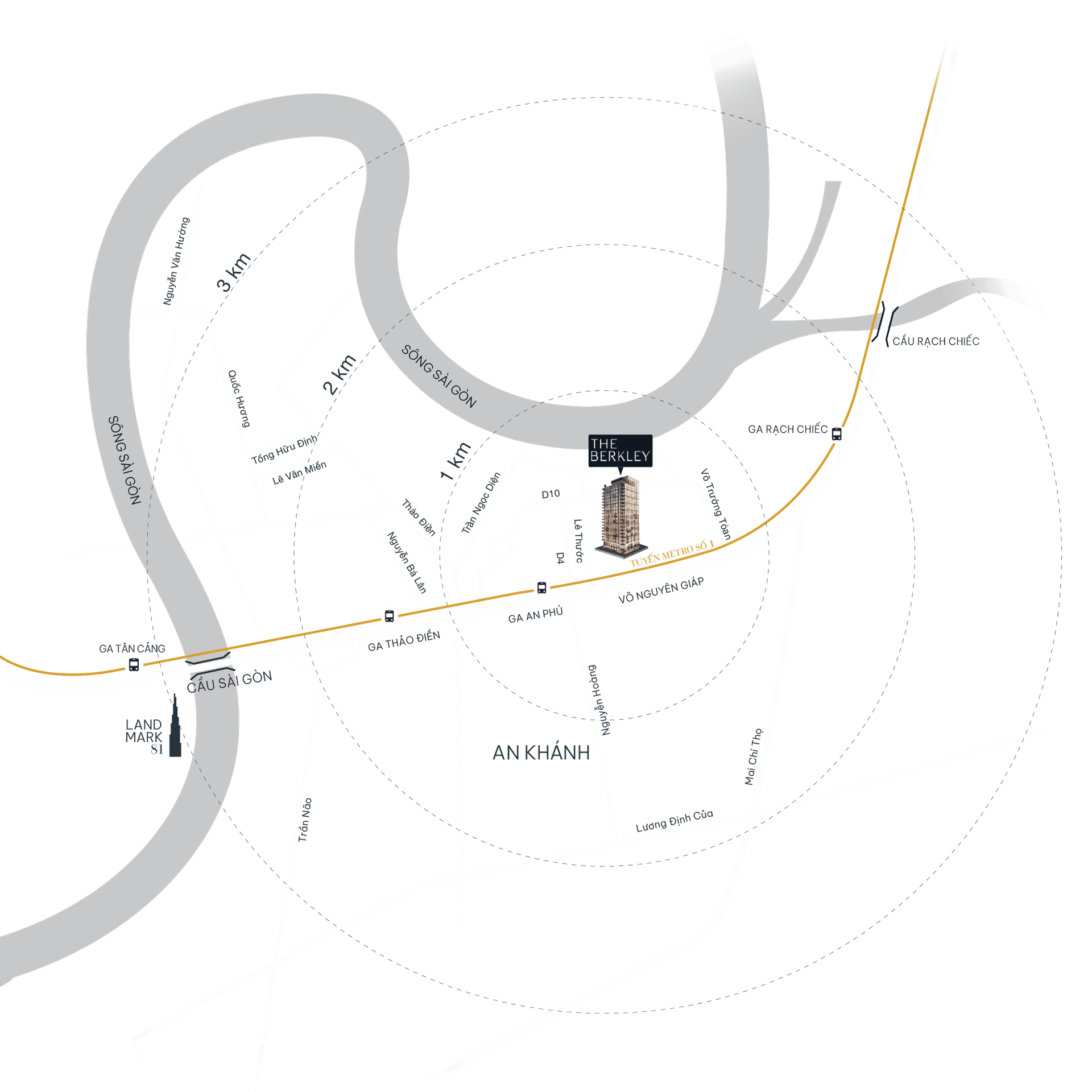 The Berkley location map