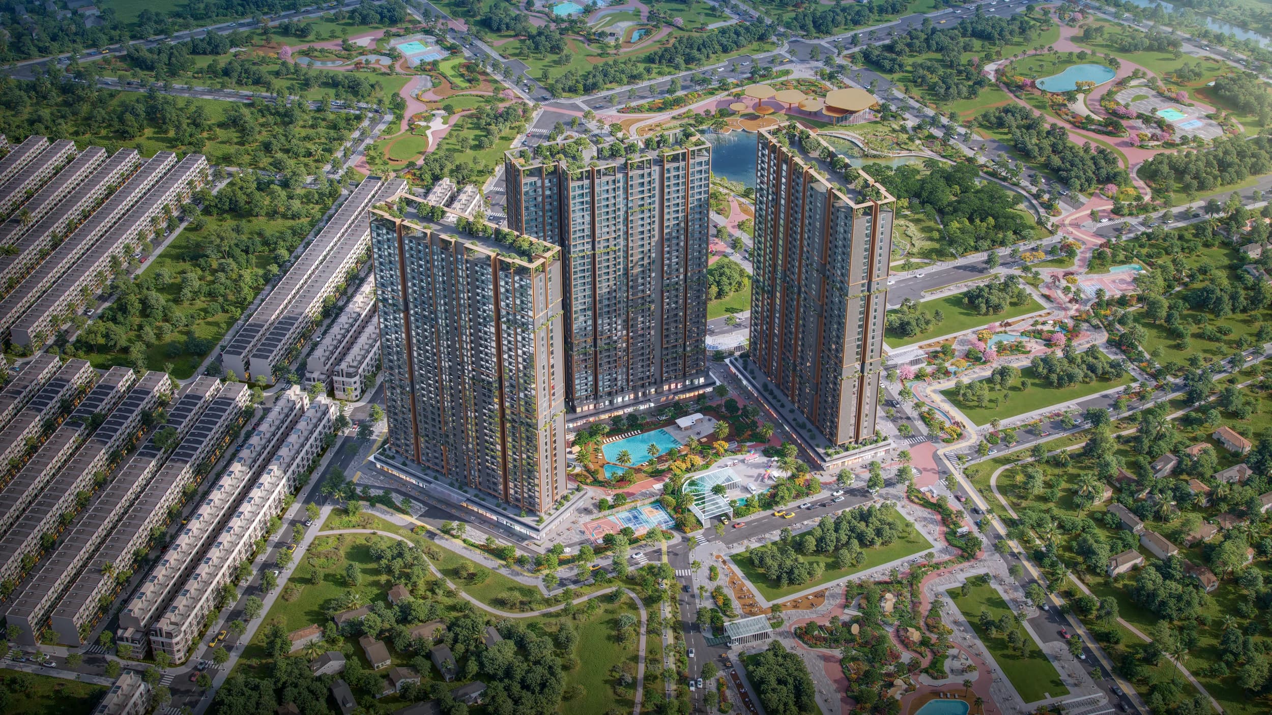 The Parkland aerial