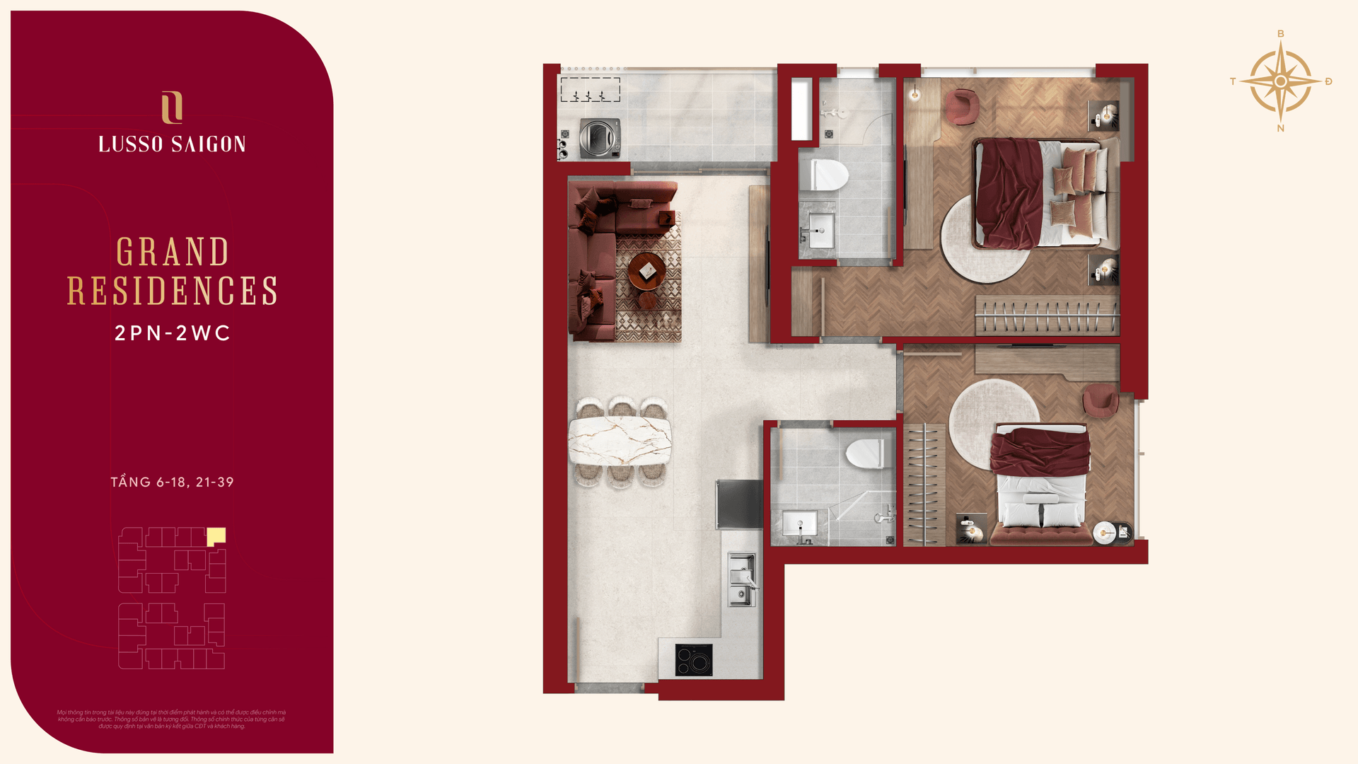 B2 · Grand 2 BR 2 WC · L1