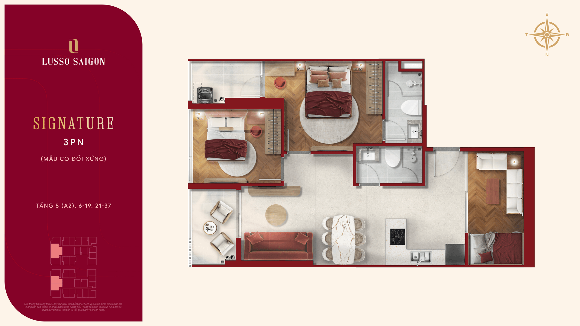 C1 · Signature 3 BR bố cục 1