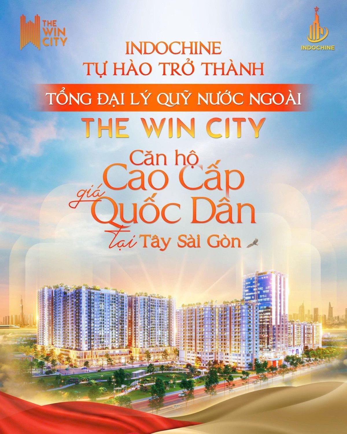 VIETNAM HOMES tự hào trở thành tổng phân phối The Win City — tổ hợp tháp phức hợp khu Tây Sài Gòn